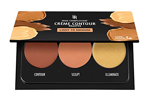 Black Radiance True Complexion Creme Contour Palette, Light to Medium, 7.5 Gram