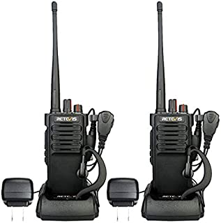 Retevis RT29 Two Way Radios Long Range, High Power 2 Way Radio,3200mAh Rechargeable Adults Walkie Talkies with Earpiece,for Hunting, Field Survival(2 Pack)