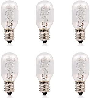 15Watt Himalayan Salt Lamp Bulbs 6Pack-E12 Socket Incandescent Bulbs