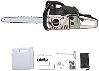 BAHU 68cc/4.0KW Gas Chainsaws 20 Inch Bar Power Chain Saws with 2 Chains, Gas Powered Chainsaw 2 Stroke Handed Petrol Gasoline Chain Saw for Cutting Wood Outdoor Garden Farm Home Use