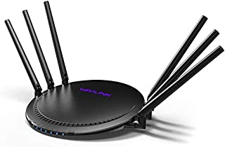 WiFi Wireless Router,WAVLINK AC2100 High Power Gigabit Internet Wi-Fi Router,Dual Band Range Extender up to 2100Mbps,4K Streaming&Online Game for Wireless Internet Large Home