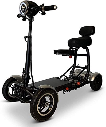 Dragon Mobil Foldable Lightweight Power Mobility Scooters Easy Travel Electric Wheelchair Multi Terrain Scooter for Adults with Child Seat - Compact Heavy Duty Mobile for Travel, Adults, Elderly