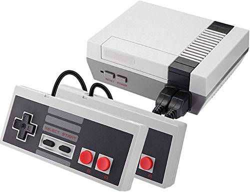 Classic Mini Retro game console, Built-in 620 video games Plug and Play, Old Game System with 2 NES Classic Controllers, AV Output Mini NES Console, Old School Games Console for Kids and Adults
