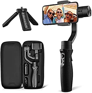 3-Axis Gimbal Stabilizer for iPhone 12 11 PRO MAX X XR XS Smartphone Vlog Youtuber Live Video Record with Sport Inception Mode Face Object Tracking Motion Time-Lapse - Hohem iSteady Mobile Plus