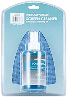 Monoprice 105176 Universal Screen Cleaner (Large Bottle, Blister Pack) for LCD and Plasma TV, all iPad, iPhone, Galaxy Tab, and Smartphones,200ml (Blister Pack), Blue