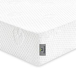 Dourxi Crib and Toddler Mattress - Ideal Breathable & Quiet Foam Mattress Airflow Sleep Surface with Removable Washable Outer Cover, Lightweight Crib Mattress