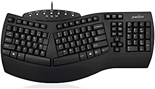 Perixx Periboard-512 Ergonomic Split Keyboard - Natural Ergonomic Design - Black - Bulky Size 19.09