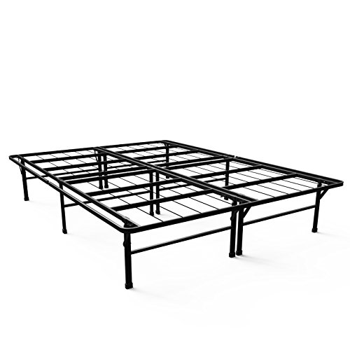 Zinus Gene 14 Inch Metal Deluxe SmartBase Mattress Foundation / Platform Bed Frame / Heavy Duty Steel Frame / Box Spring Replacement / Underbed Storage, Full