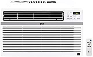 LG LW8016ER 8,000 BTU 115V Window-Mounted Remote Control Air Conditioner, White