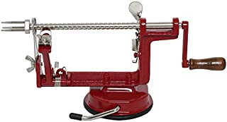 VKP Brands VKP1010 Johnny Apple Peeler, Stainless Steel Blades, Red