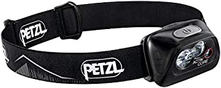 PETZL, ACTIK CORE Rechargeable Headlamp with 450 Lumens for Running and Hiking, Black