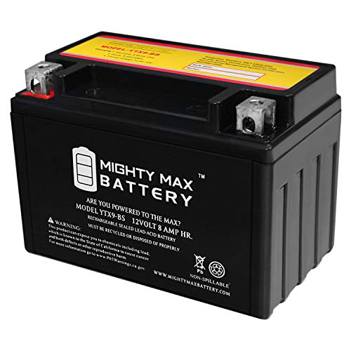 Mighty Max Battery YTX9-BS Replacement for Suzuki GSXR 600 750 750 Katana RF900 S ZS/ GTX9 Brand Product