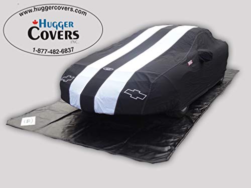 Hugger Covers Garage Mat, Floor Containment Mat, Truck Size 8' x 21', 20 oz. Thick, One Piece Fiberglass Mesh Coated Vinyl, Raised Edge All The Way Around, Protect Your Garage Floor, Made in Canada