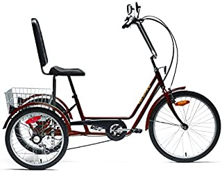 Belize TRI-Rider Comfort Trike Adult Semi Recumbent Tricycle with Large seat and Back Support