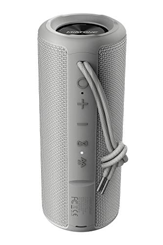 MIATONE Outdoor Portable Bluetooth Wireless Speaker Waterproof - Grey