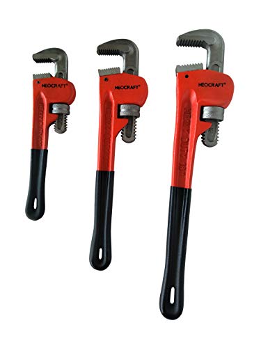 Neocraft NET10034 Pipe Wrench 3Pcs - 10