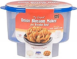 Onion Blossom Maker Set- All-in-One Blooming Onion Set with Corer and Breader Batter Bowl