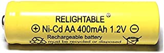 RELIGHTABLE 400mAh AA NiCd 1.2v Rechargeable Batteries Garden Solar Ni-Cd Light LED F (Pack of 20)