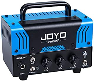 JOYO BLUEJAY (BLUES-JUNIOR) BanTamp Series Mini Amp Head 20 Watt Preamp 2 Channel Hybrid Tube Guitar Amplifier with Bluetooth