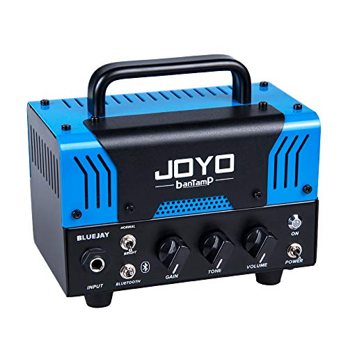 JOYO BLUEJAY (BLUES-JUNIOR) BanTamp Series Mini Amp Head 20 Watt Preamp 2 Channel Hybrid Tube Guitar Amplifier with Bluetooth