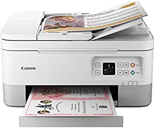 Canon TR7020 All-In-One Wireless Printer For Home Use, White