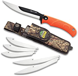 Outdoor Edge RazorMax - Replaceable Fixed Blade Hunting Knife with 3.5