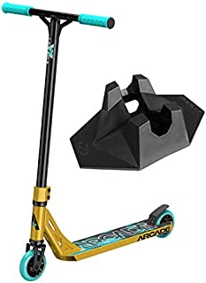 ARCADE Pro Scooters - Stunt Scooter for Kids 8 Years and Up - Perfect for Beginners Boys and Girls - Best Trick Scooter for BMX Freestyle Tricks (Gold/Teal)