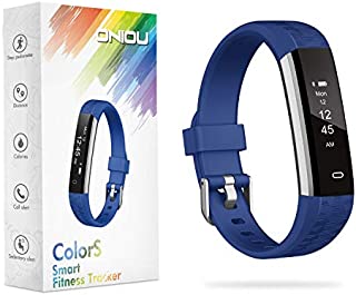 ONIOU Kids Fitness Tracker Watch, IP67 Waterproof Activity Tracker with Sleep Monitor, Alarm Clock, Sedentary Reminder, Pedometer Watch with Calorie Counter, Ideal Gifts for Children, Blue