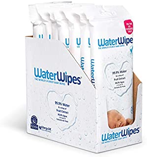 WaterWipes Sensitive Baby Wipes, 28 Count (Pack of 7)