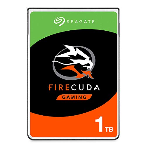 Seagate FireCuda 1TB Solid State Hybrid Drive Performance SSHD  2.5 Inch SATA 6GB/s Flash Accelerated for Gaming PC Laptop - Frustration Free Packaging (ST1000LX015)