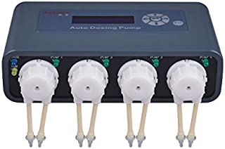 Jebao Doser 2.4 WiFi 4-Channel Auto Dosing Pump for Saltwater Reef Aquarium, Dark Grey