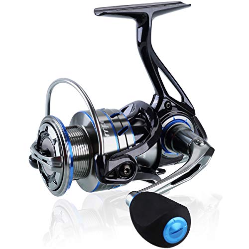 Tempo Apex Spinning Reel, Ultralight Premium Magnesium Body, Super Smooth Fishing Reel with 10 + 1 BB, Powerful and Durable Reel with Strong 39lb Max Carbon Fiber Drag