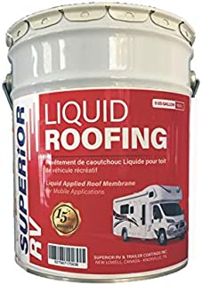 Superior RV Liquid Rubber Roof Coating 5 Gallon