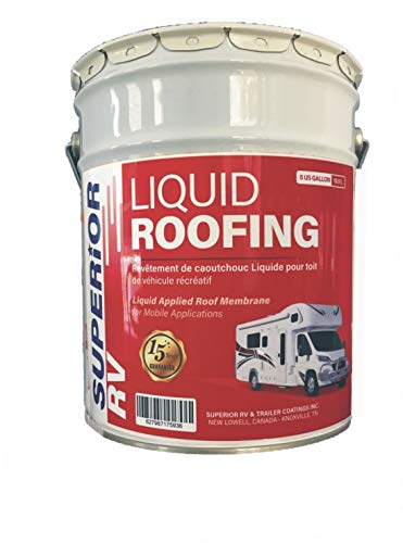 Superior RV Liquid Rubber Roof Coating 5 Gallon