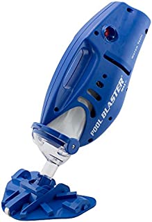 Pool Blaster Max Cordless Rechargeable, Battery-Powered, Pool-Cleaner with 10.5 Scrub Brush Head, Large Filter bag, ideal for In-Ground Pool and Above Ground Pools for Leaves, Dirt and Sand & Silt.