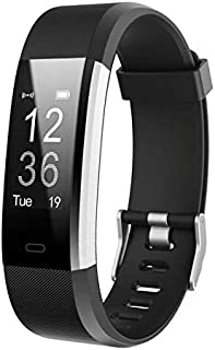 Lintelek Fitness Tracker with Heart Rate Monitor, Activity Tracker with Connected GPS, IP67 Waterproof Smart Fitness Band with Step Counter, Calorie Counter, Pedometer for Kids Women and Men