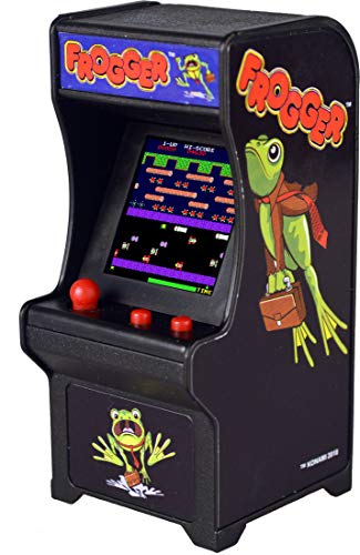 Tiny Arcade Frogger Miniature Arcade Game, Multicolor