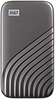 WD 1TB My Passport SSD External Portable Drive, Gray, Up to 1,050 MB/s - WDBAGF0010BGY-WESN