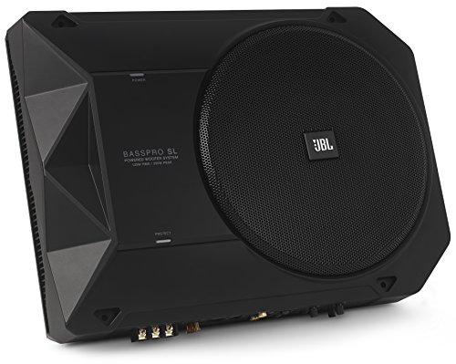 JBL BassPro SL 8-inch 125W RMS Powered Under-Seat Compact Subwoofer Enclosure System (250 watts RMS: 125 watts)