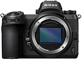 Nikon Z7 Full-Frame Mirrorless Interchangeable Lens Camera with 45.7MP Resolution, Body, Black, 1591