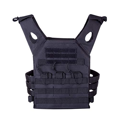 Tactical Vest, Modular Vest, 800D Lightweight Breathable Adjustable Training Vest for Climbing Hiking