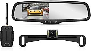 AUTO-VOX T1400 Upgrade Wireless Backup Camera Kit, Easy Installation with No Wiring, No Interference, OEM Look with IP 68 Waterproof Super Night Vision Rear View Camera