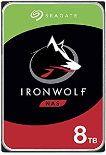 Seagate IronWolf 8TB NAS Internal Hard Drive HDD  CMR 3.5 Inch SATA 6Gb/s 7200 RPM 256MB Cache for RAID Network Attached Storage