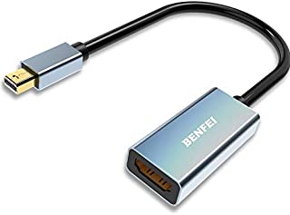 Mini DisplayPort to HDMI Adapter, Benfei Mini DP to HDMI Adapter Compatible with MacBook Air/Pro, Microsoft Surface Pro/Dock, Monitor, Projector and More - Grey