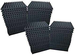 48 Pack Acoustic Foam Panel Wedge Studio Soundproofing Wall Tiles 12