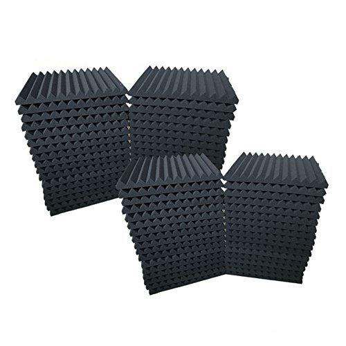 48 Pack Acoustic Foam Panel Wedge Studio Soundproofing Wall Tiles 12