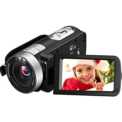 Video Camera 4K Camcorder Vlogging Camera for YouTube IR Night Vision 48MP 30FPS 3