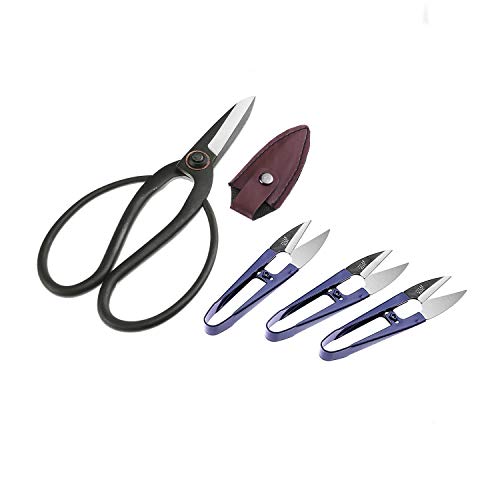 ZELARMAN Bonsai Pruning Scissors Set-Include 7