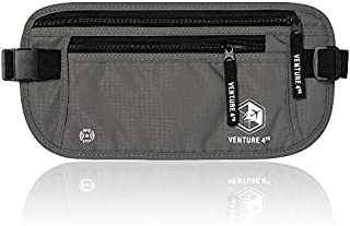 VENTURE 4TH Travel Money Belt - RFID Blocking (Gray)