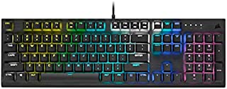 Corsair K60 RGB Pro Mechanical Gaming Keyboard - CHERRY Mechanical Keyswitches - Durable AluminumFrame - Customizable Per-Key RGB Backlighting